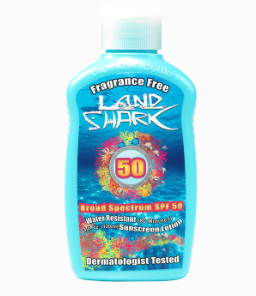 Land Shark Fragrance Free Lotion SPF50 4oz F