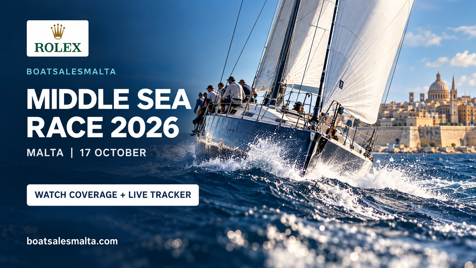 Rolex Middle Sea Race 2026 | Watch & Track | BoatSalesMalta