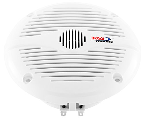 Boss Audio Marine 5.25in 2-Way Coaxial Speaker 150W, White, MR50