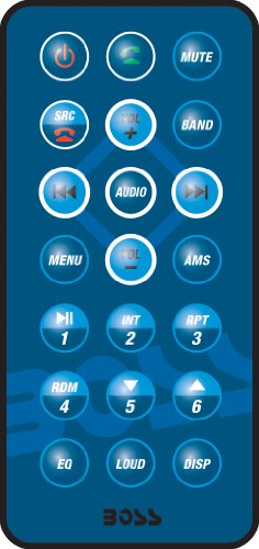 Boss Audio Marine Mechless Single-Din Receiver W/ Bluetooth, USB/SD and Remote, Black, MR1308UAB