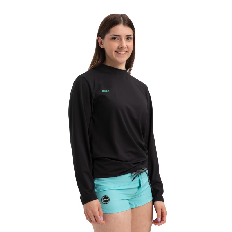 Jobe Rash Guard Loose Fit Longsleeve Women Black - official view 1