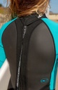 O'Neill Reactor-2 Women 3/2mm Back Zip Full Wetsuit Black/Light Aqua - official view 3