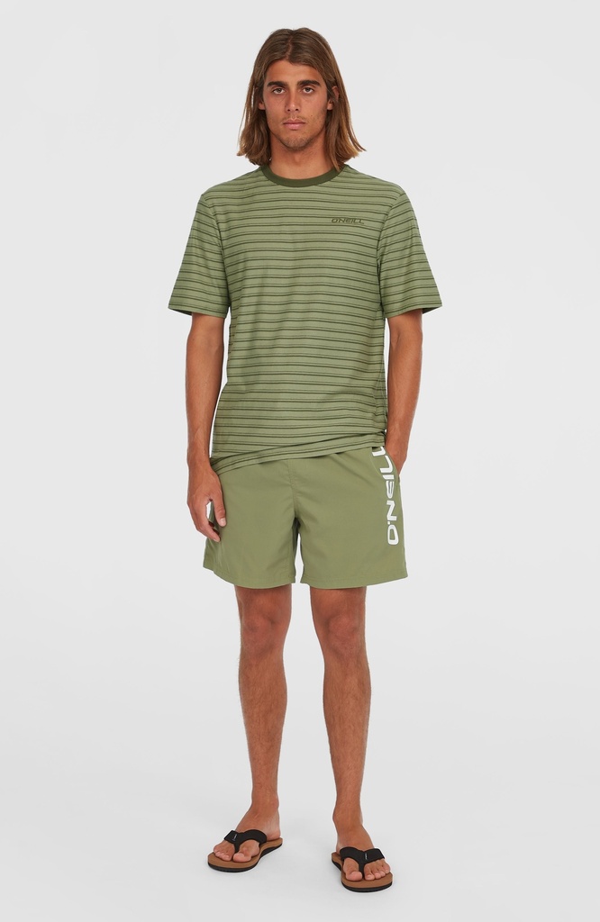 O'Neill Yarn Stripe T-shirt M/Grey Cali Stripe - official view 3