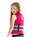 Jobe Neoprene Life Vest Kids Hot Pink  - official view 3