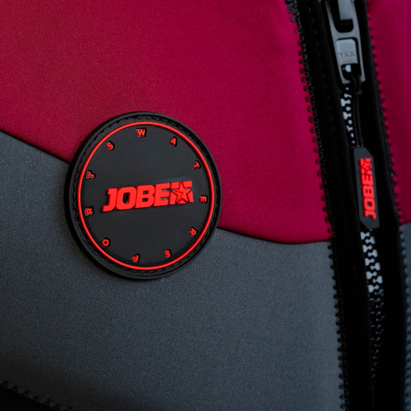 Jobe Neoprene Vest Men Burgundy Red - official view 3