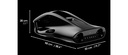 SeaNXT Elite RS Black Carbon - dimensions