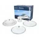 KIT DINNERWARE MELAMINE WIND ROSE 20PCS