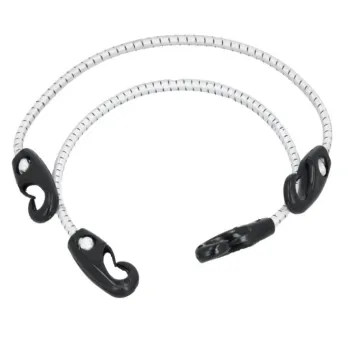 SHOCK CORD WITH NYLON HOOKS 300x6mm (2u)