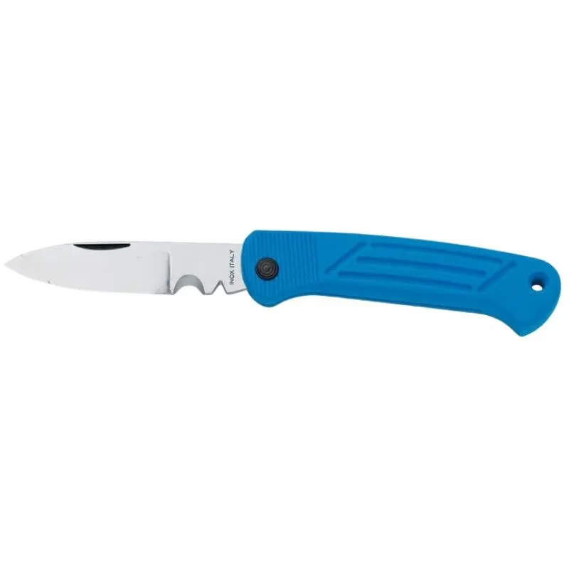 WORK KNIFE FOLD BLUE 19.5-H8cm