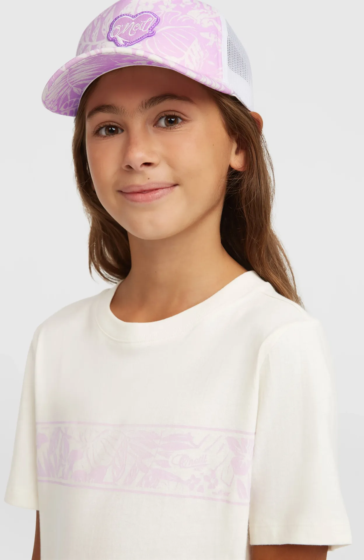 [3450022-34531] O'NEILL SUMMER CAMP TRUCKER CAP HRT (Purple Island Sky)