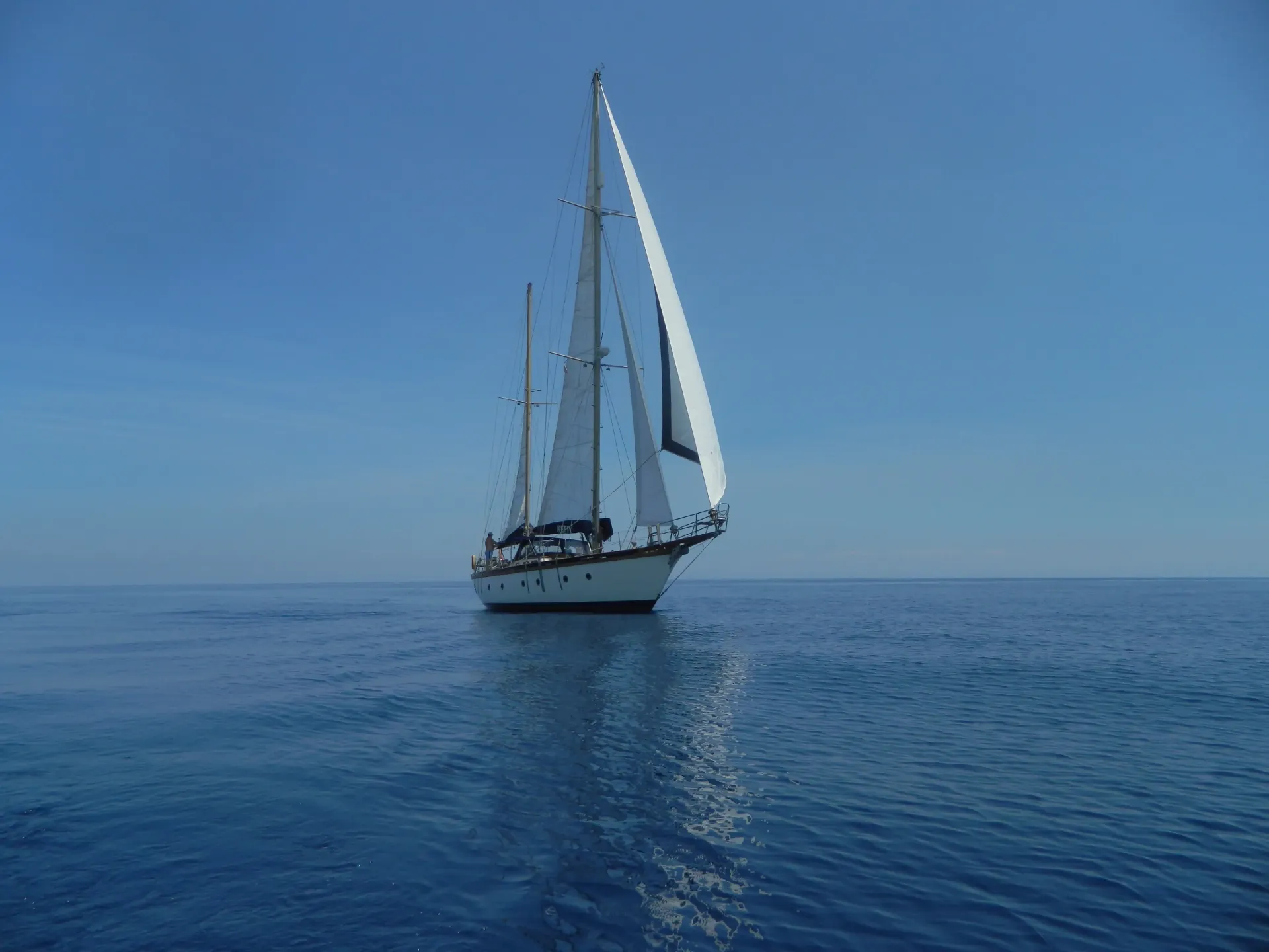 Alan Pape Classic Wooden Oceangoing Sailing Yacht  - 1975