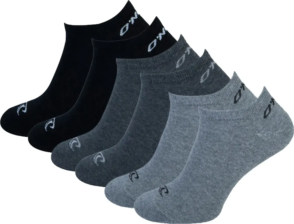 O'Neill Unisex Sneaker Socks 3-Pack Murky Water/Olive Blush/Regal Blue