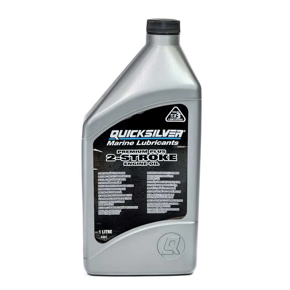 Quicksilver Premium 2-stroke outboard oil TC-W3 1L