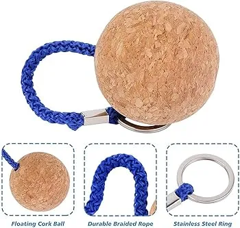 Cork key ring 35mm
