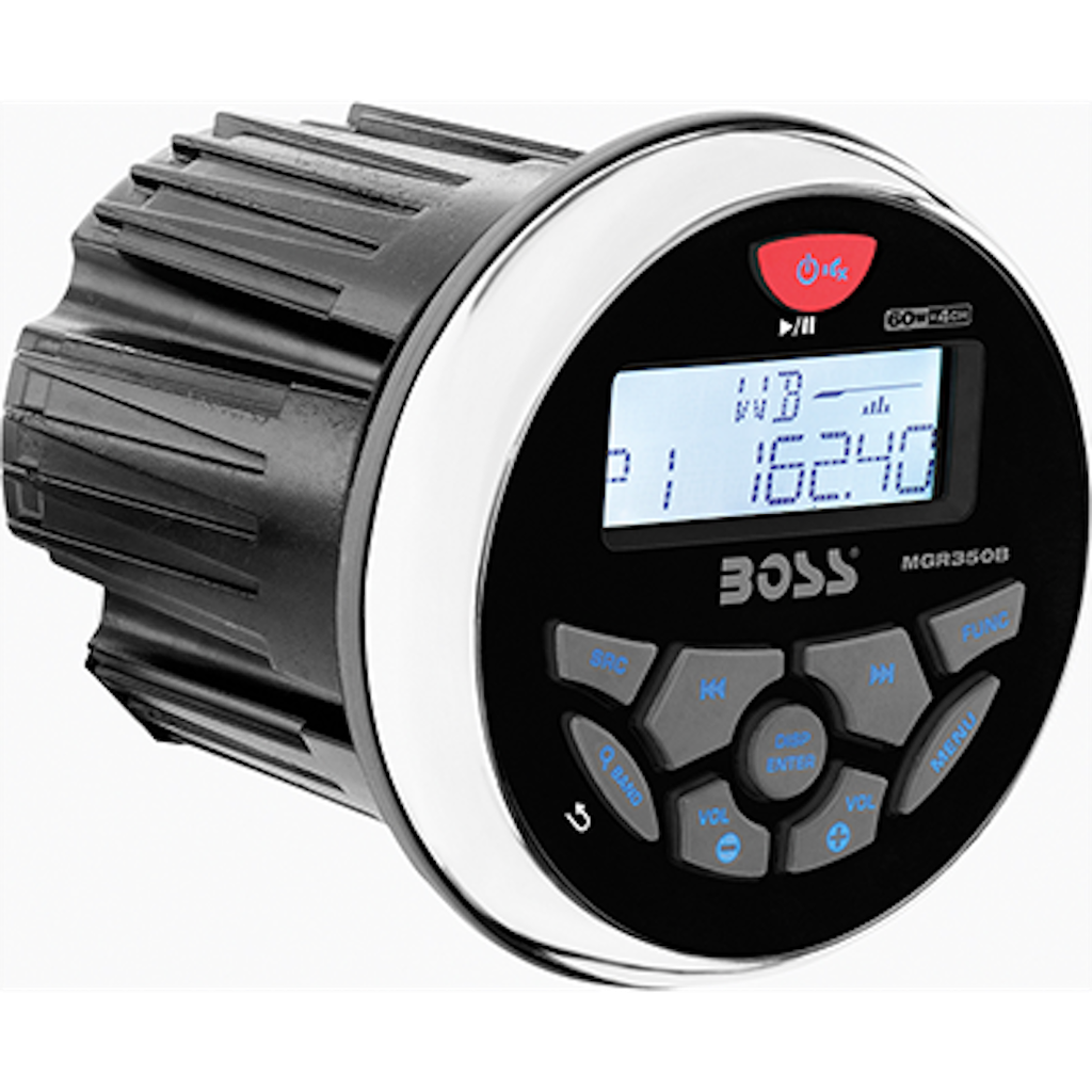 Boss Audio Marine Gauge Style Radio -MP3/CD/AM/FM/RDS Receiver, MGR350B