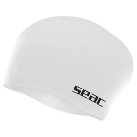 [SE-1520025W] Seac bathing cap lycra white adults