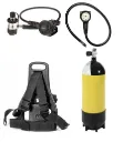 MARES Dive diving kit 5Ltr with RoverS+Regulator+BackPK