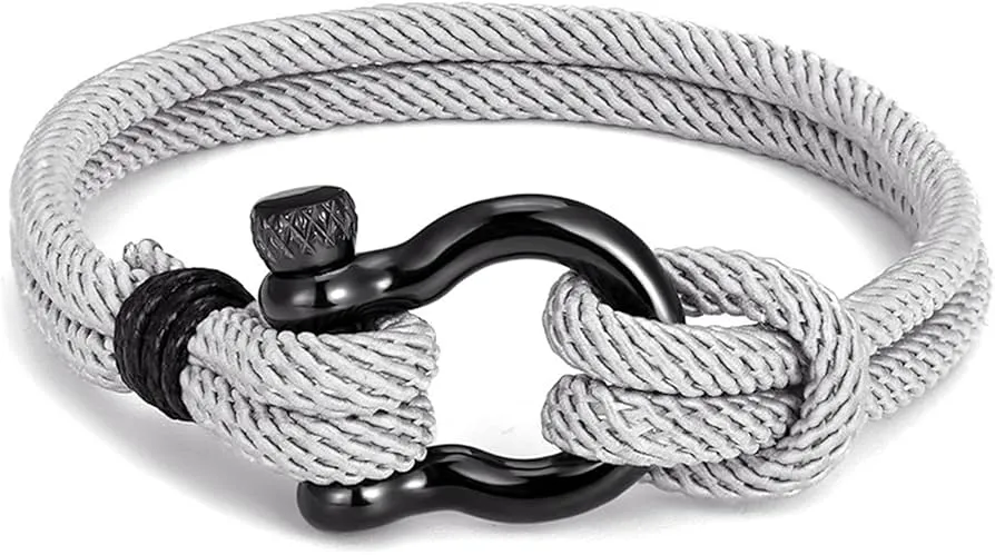 Grey Anchor Bracelet F