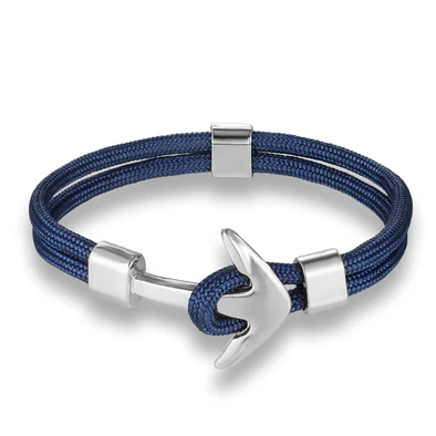 Dark blue Anchor Bracelet F