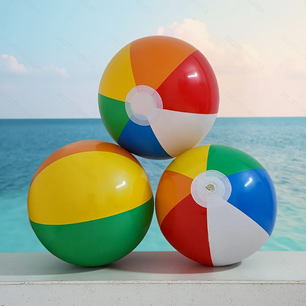 Inflatable Rainbow Ball 1pc