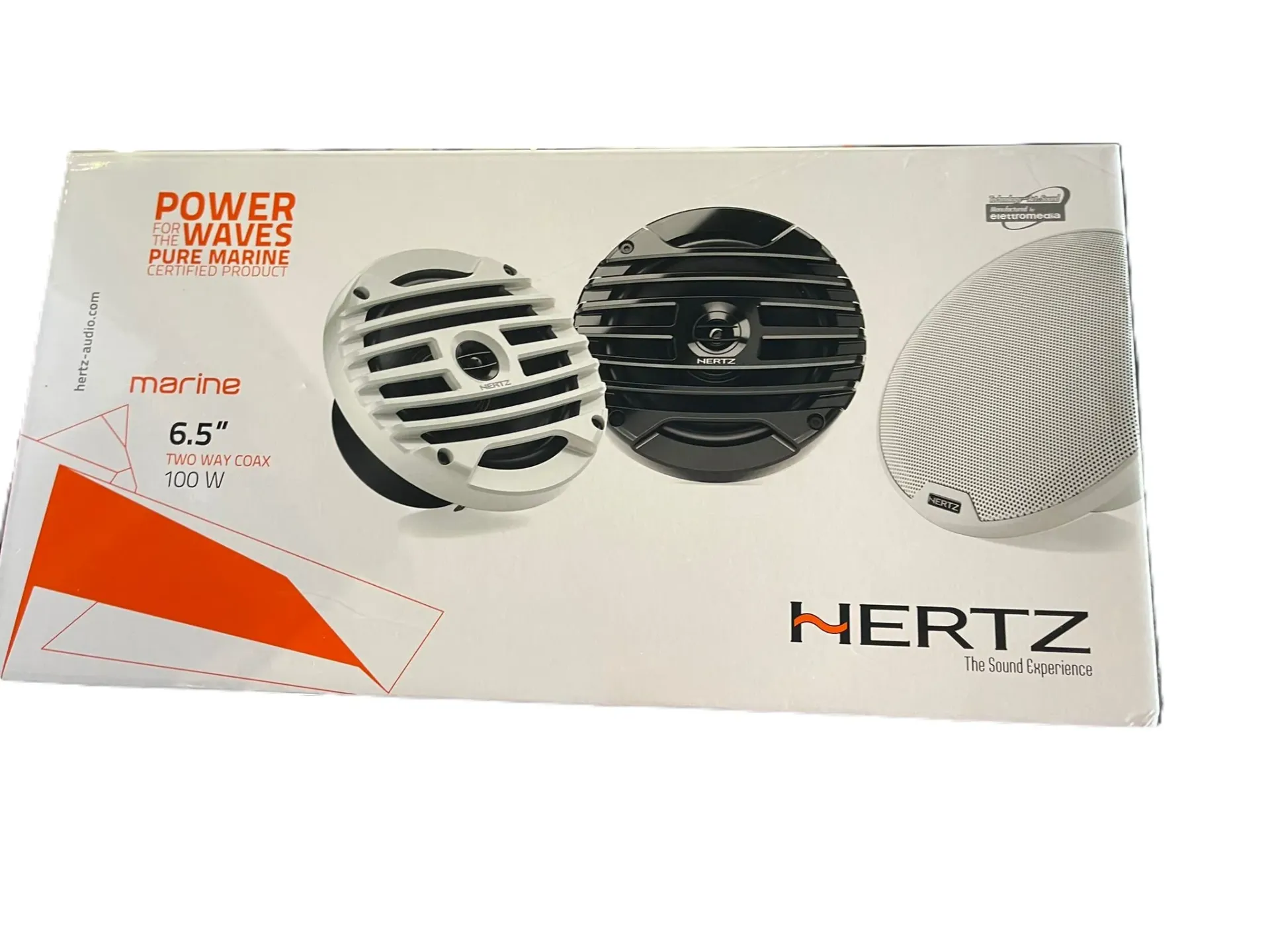 Hertz Set Speakers 100w 6.5" two way coax