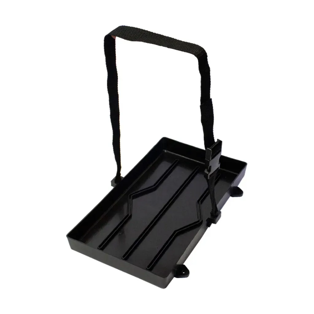 Battery Tray with Strap black