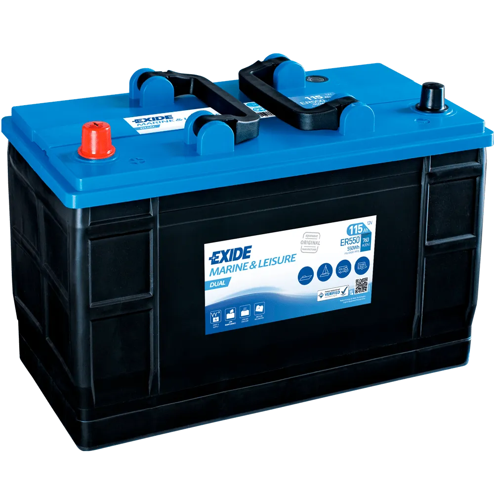 Exide Batteries dual 115AH (er550)