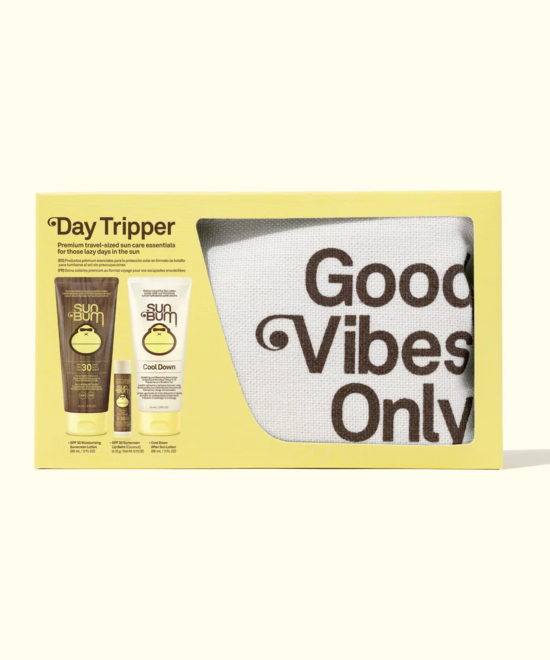 [322431] SUN BUM Day Tripper Pack (SPF 30 Sunscreen 88ml, Lip Balm Coconut 4.25gr, Cool Down After Sun Lotion 88ml)