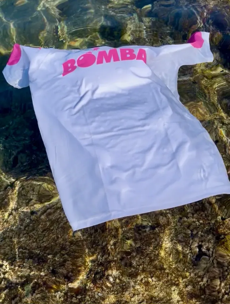 Bomba Rash Vest White (SMALL)