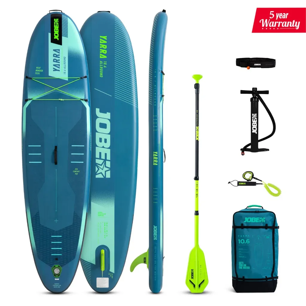 [486425009] Jobe Yarra SUP Premium Board 10.6 Package Steel Blue