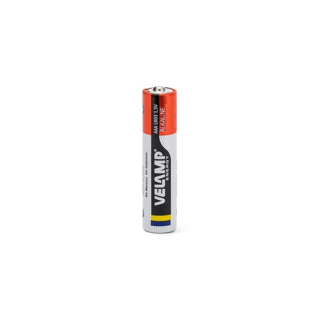 Velamp LR03 AAA 1.5V Alkaline Batteries - Pack of 4