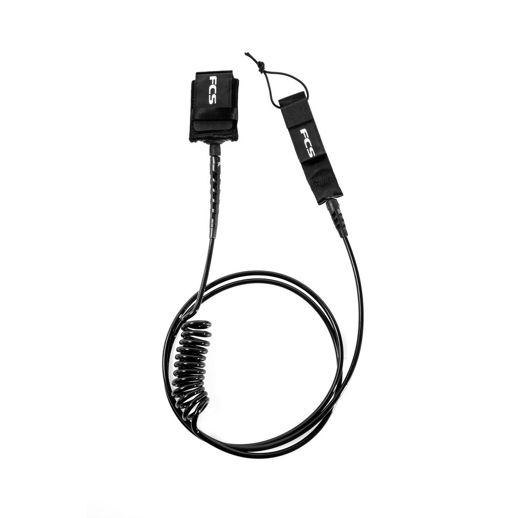 [2042-BLK-09F] FCS Regular Essential SUP Ankle Leash 9ft - Black