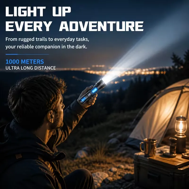 Tactical Torch LED USB recharge