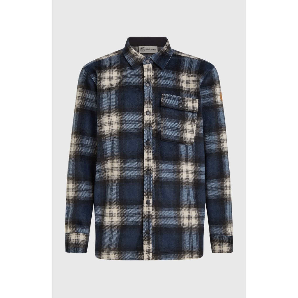 O'Neill O'Riginals Superfleece Shirt - Mozart Blue Check