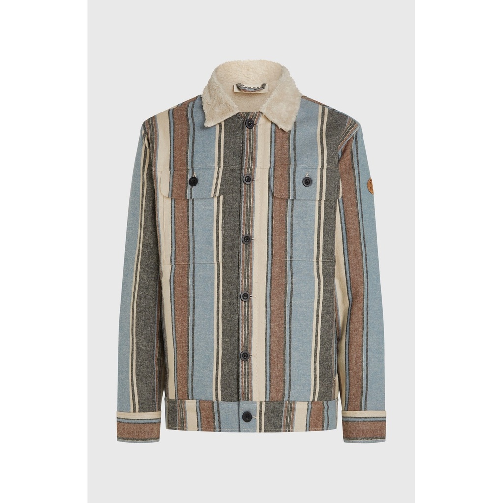 O'Neill O'Riginals Fleece-Lined Jacket - Blue Vintage O'Neill Stripe