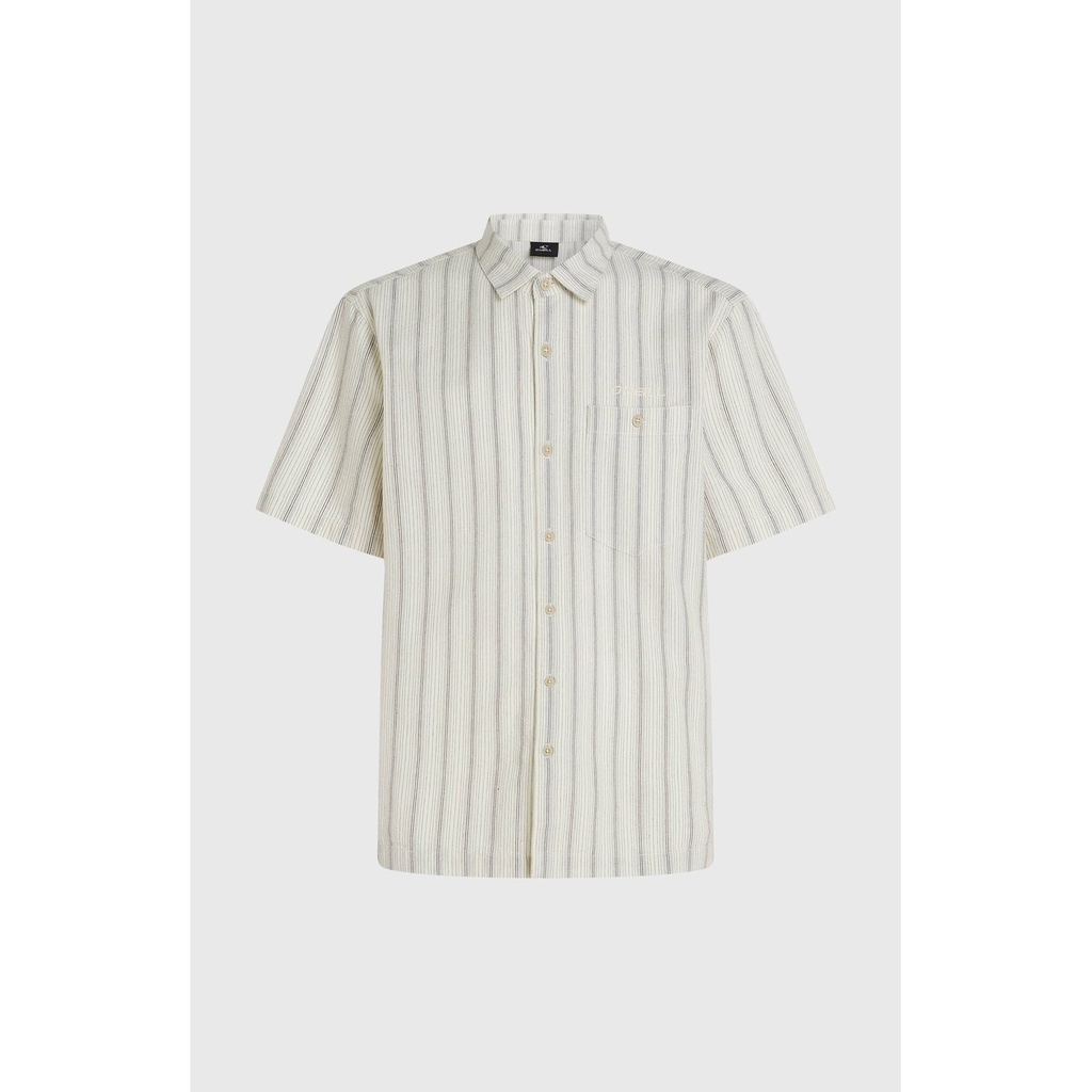 O'Neill Jacquard Stripe Shirt - Beige Cali Stripe
