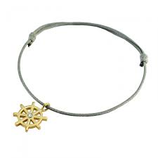 [20250] Silver+Surf Jewellery S Steering Wheel Gold Plated F