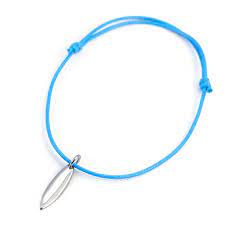 Silver+Surf Jewellery Surfboard Armband Silver S Pure Bracelet F