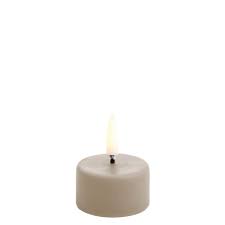 UYUNI LED Candle, Tealight Wax, Sandstone F