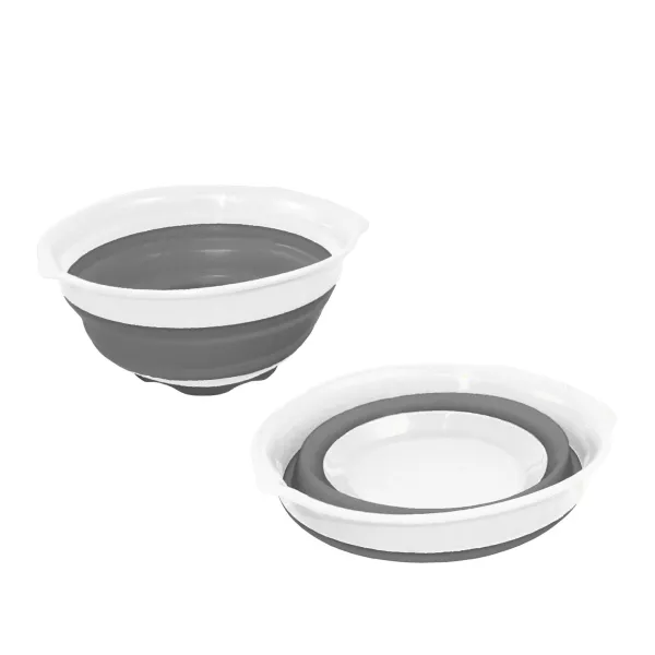 HABA Folding Bowl 1.5l white/grey F