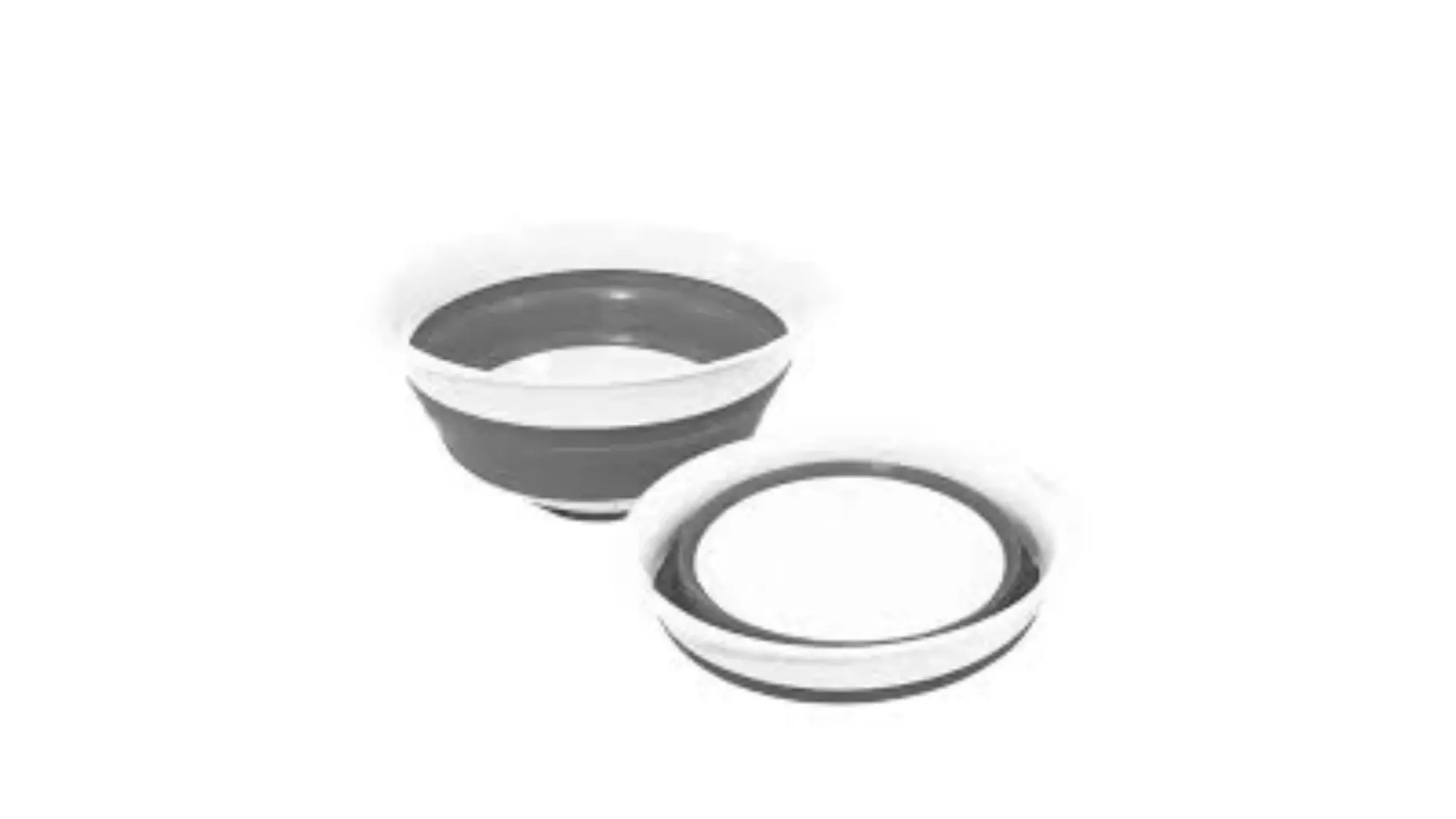 HABA Folding Bowl 3l white/grey F