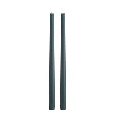 UYUNI LED Wax Candle, Taper, Dark Blue 32cm 2-pack F