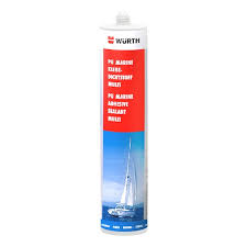 WURTH Pu Marine Adhesive Sealant Multi Black F
