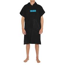 FCS Towel Poncho Black F