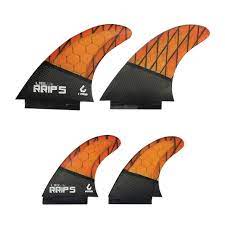 LIBtech Quad Fin Set Large Orange F