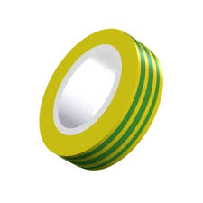 WURTH PVC Electrical Insulating Tape Yellow/Green Earth 19mm, 10m F