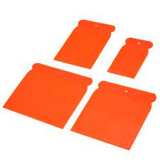 Mika E-Tool Plastic Scraper 4 Piece Set F