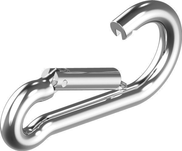 Stainless Steel Spring Hook A4 M 4x40mm F