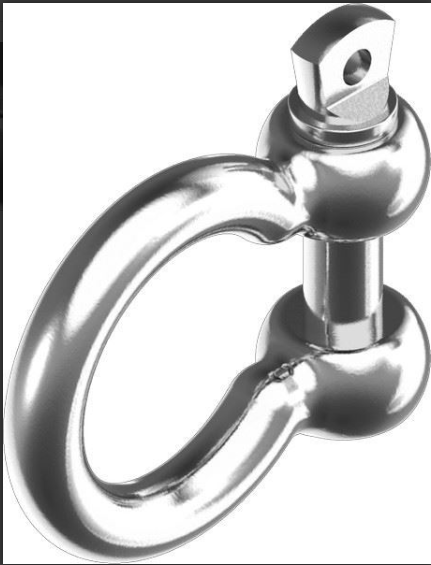 Stainless Steel Bow Shackle A4 6mm F