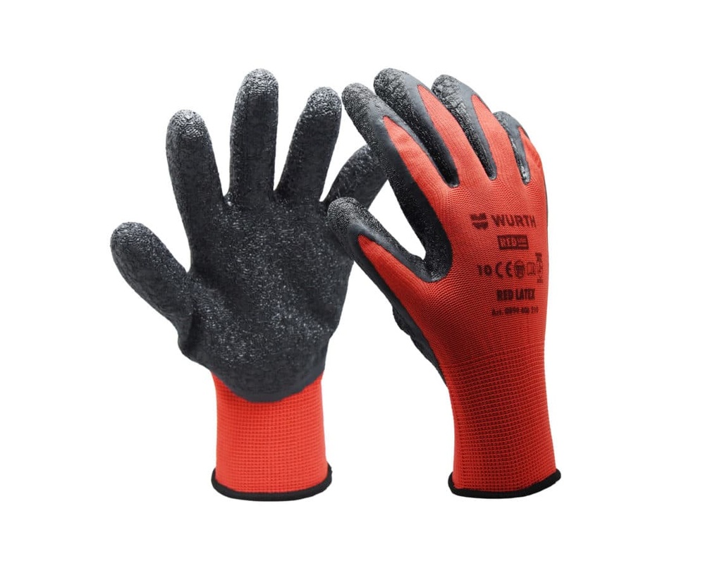 Wurth Safety Mounting Gloves,Latex ,Multifit Size 10 F